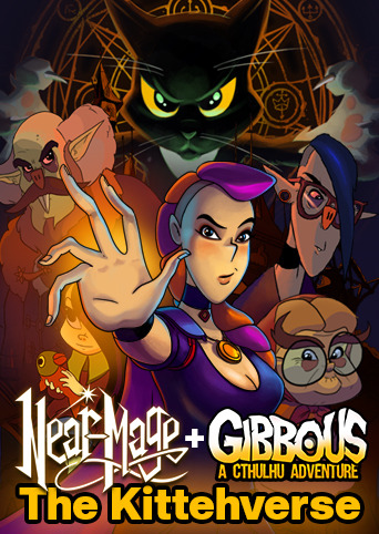 Near-Mage + Gibbous: The Kittehverse cover