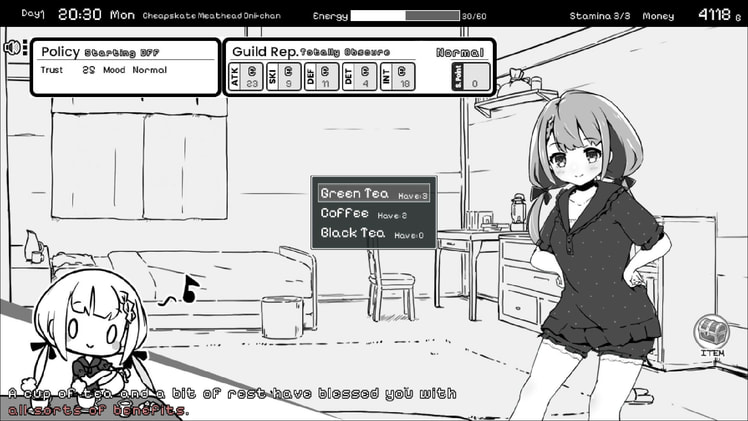 Living With Sister: Monochrome Fantasy screenshot 2