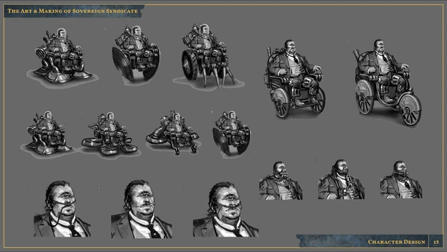 #9. Sovereign Syndicate Digital Artbook (GOG) โดย: Crimson Herring Studios