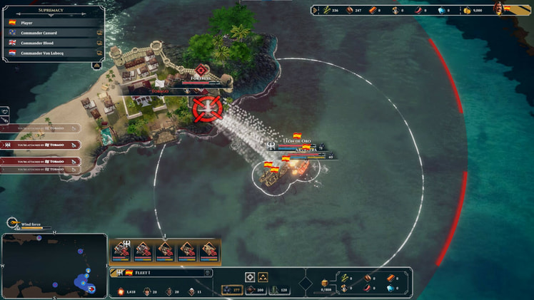 Corsairs - Battle of the Caribbean screenshot 2