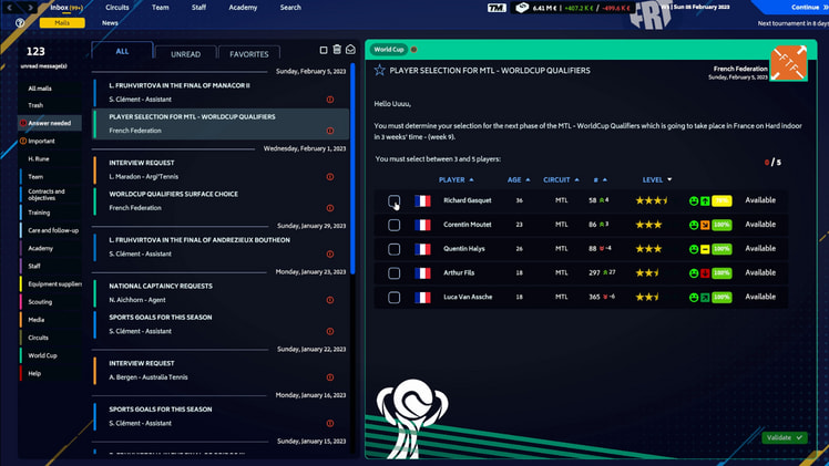Tennis Manager 2023 screenshot 4