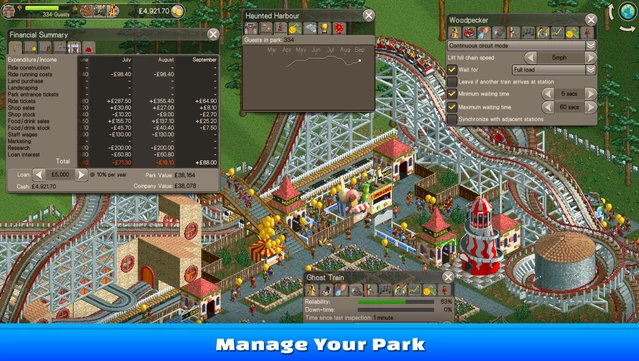 #9. RollerCoaster Tycoon® Classic (GOG) Door: Atari