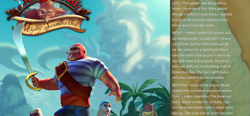 Duke Grabowski: Mighty Swashbuckler Artbook - image 2