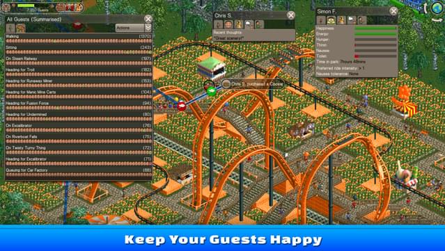 RollerCoaster Tycoon Classic faithfully recreates the classic PC game on  mobile [Game of the Week] - MobileSyrup