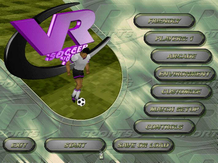 VR Soccer '96 screenshot 1