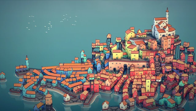 #10. Townscaper (GOG) Bởi: Raw Fury