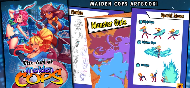 Maiden Cops - Art Book