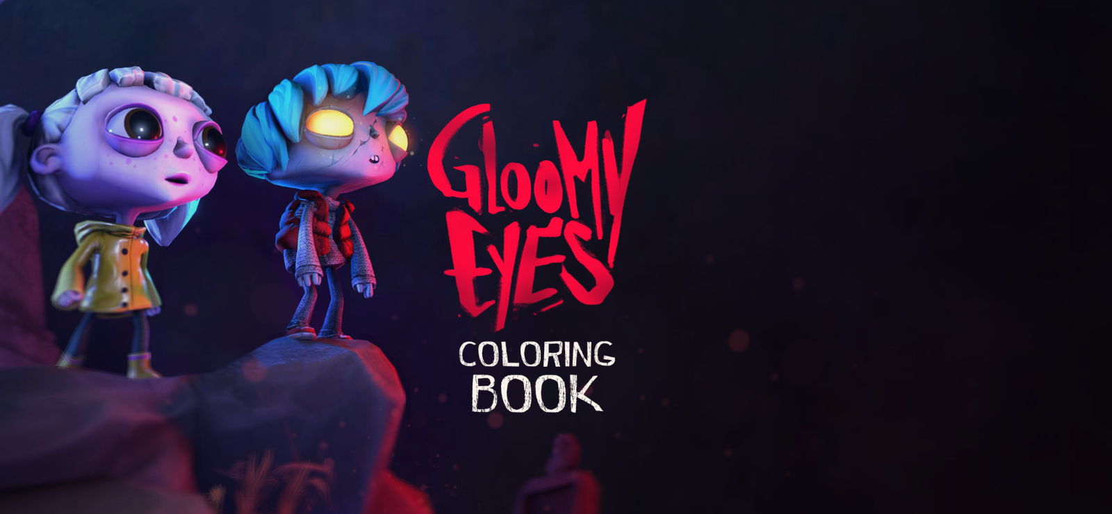 Gloomy Eyes - Coloring Book