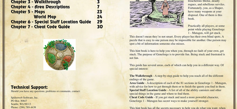 Geneforge Hintbook & Extras - image 2