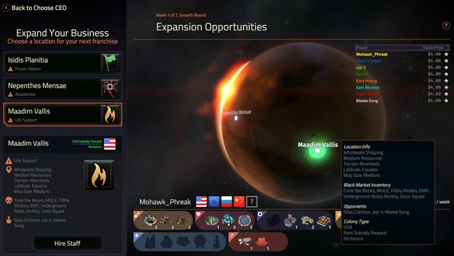 #6. Offworld Trading Company - Market Corrections (GOG) 由: Stardock Entertainment