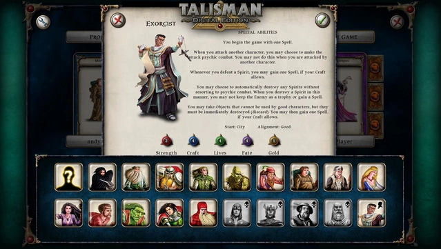 #6. Talisman Character - Exorcist (GOG) 由: Nomad Games