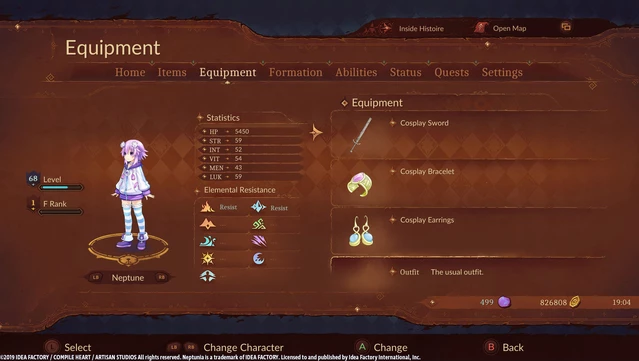 #9. Super Neptunia RPG - [Cosplay Series] Equipment Set (GOG) Podle: Idea Factory International
