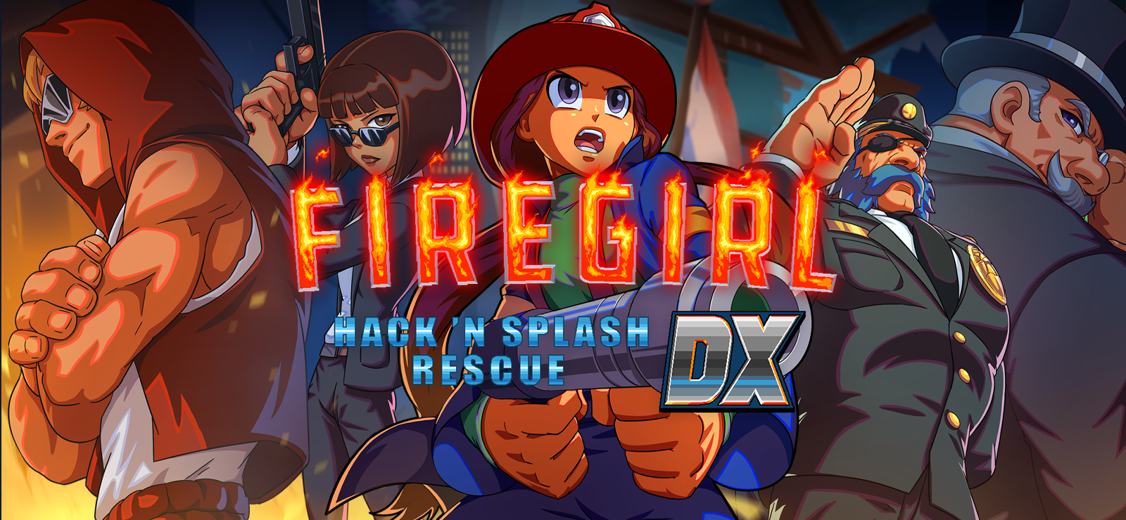 Firegirl: Hack 'n Splash Rescue DX banner