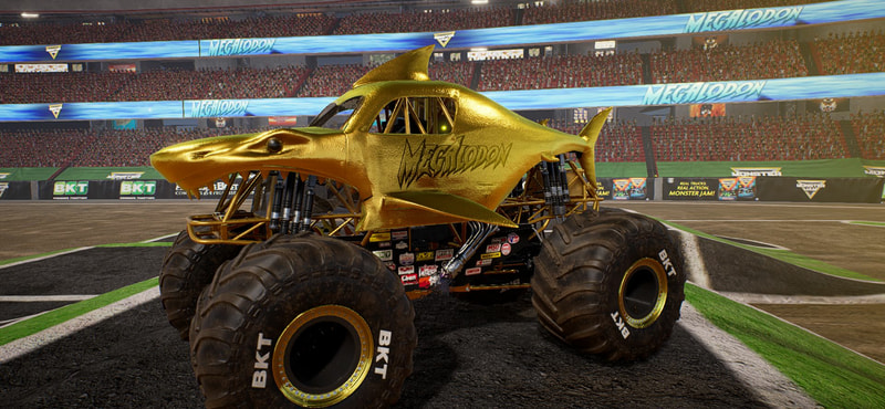 Monster Jam Steel Titans - Gold Truck Bundle - image 4