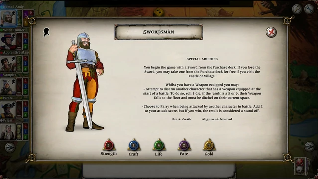 #9. Talisman Character - Swordsman (GOG) بواسطة: Nomad Games