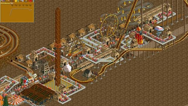 how do i know how intense to make rides in rollercoaster tycoon deluxe
