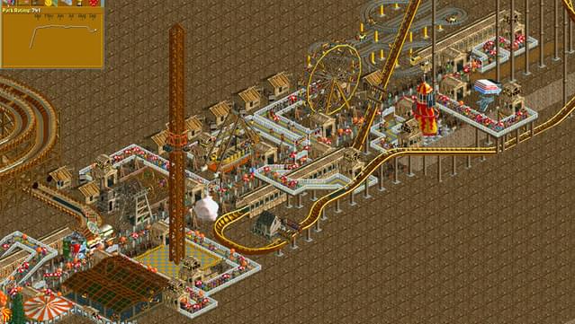 rollercoaster tycoon deluxe layout