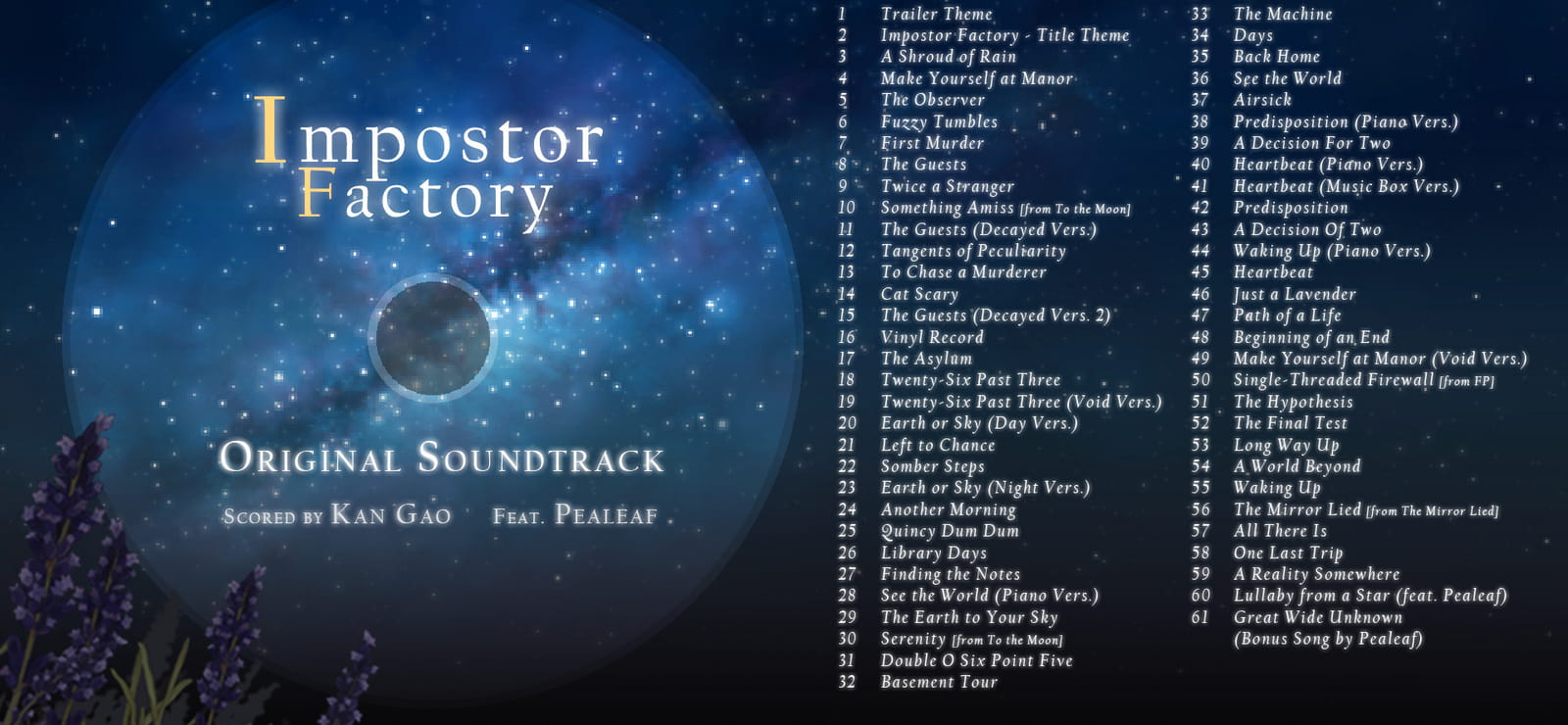 Impostor Factory Soundtrack