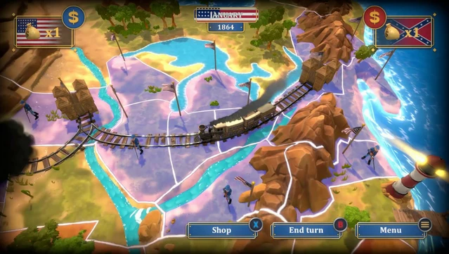 #7. The Bluecoats: North & South (GOG) โดย: Microids