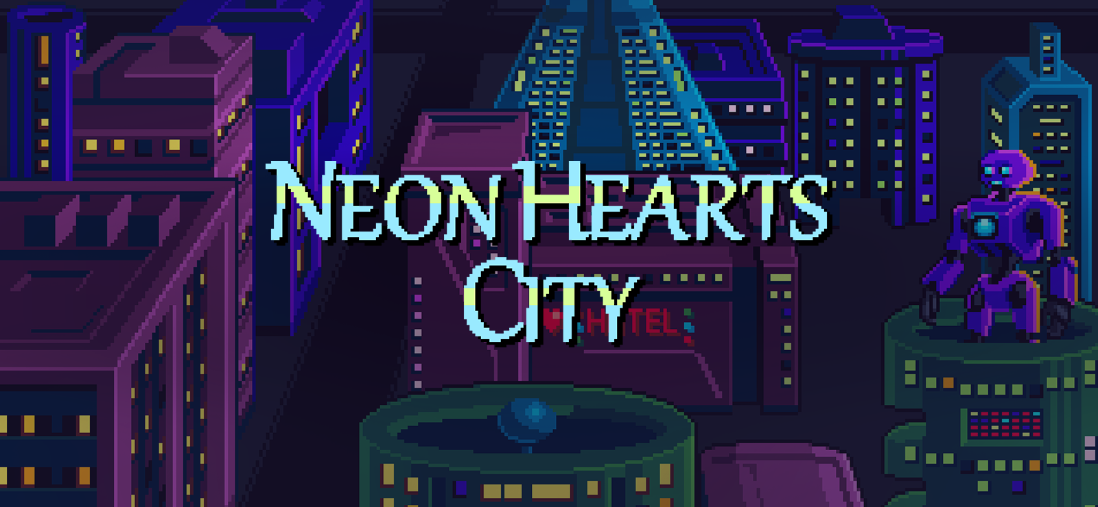 Neon Hearts City banner