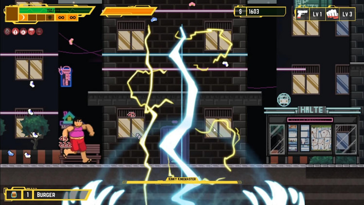Bail Force: Cyberpunk Bounty Hunters PlayStation gameplay screenshot 2 of 9