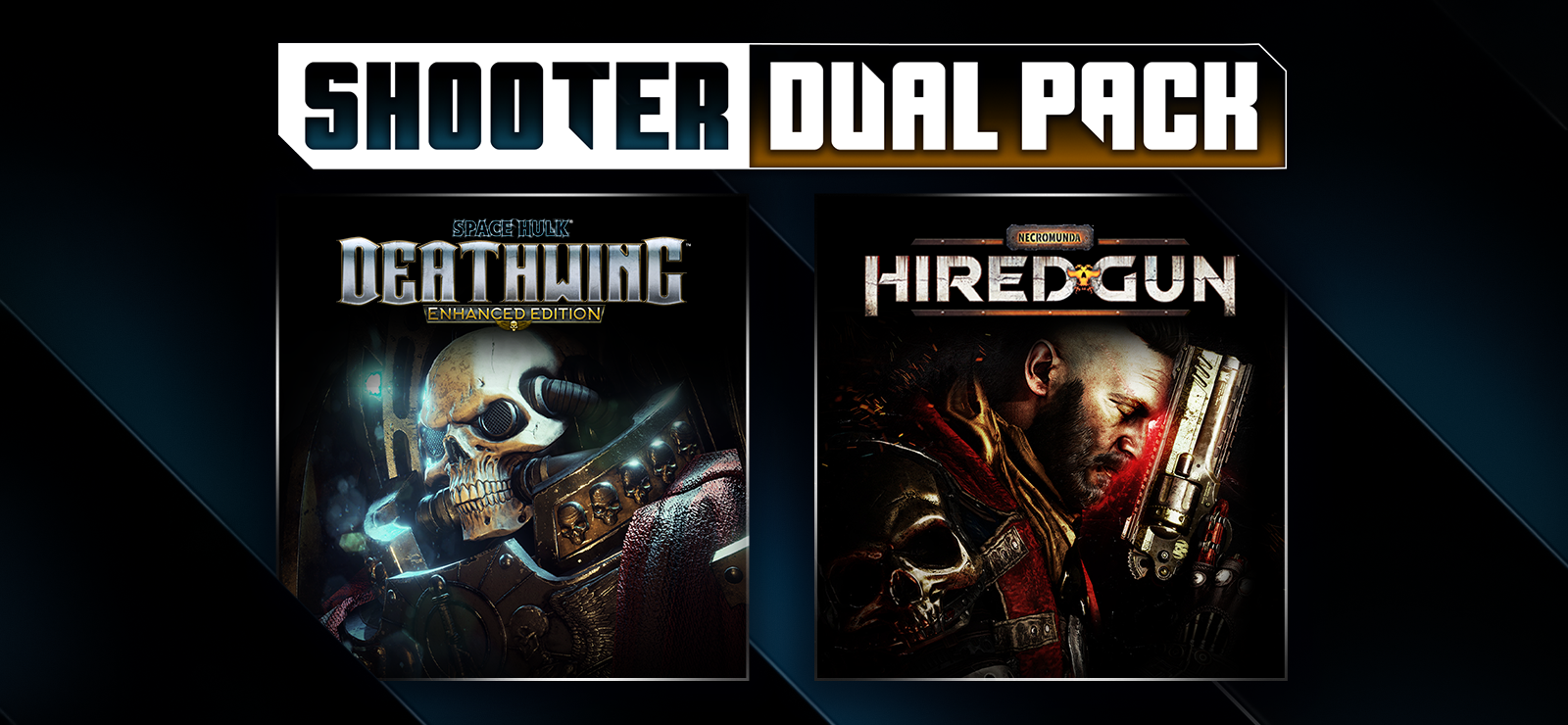 Shooter Dual Pack - Necromunda: Hired Gun + Space Hulk: Deathwing - Enhanced Edition