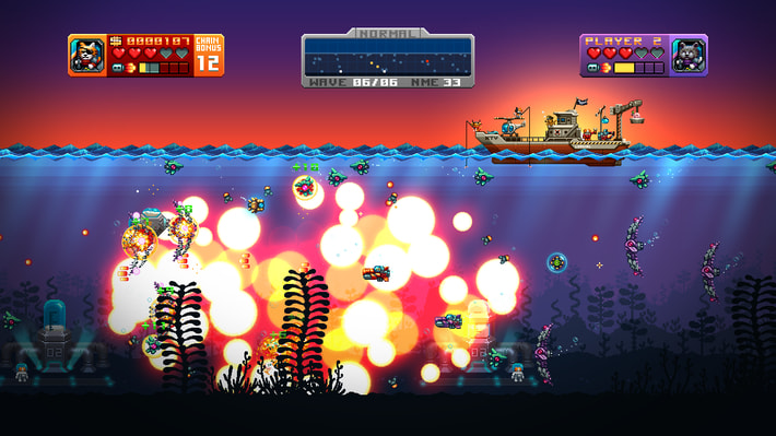 Aqua Kitty: Milk Mine Defender screenshot 4