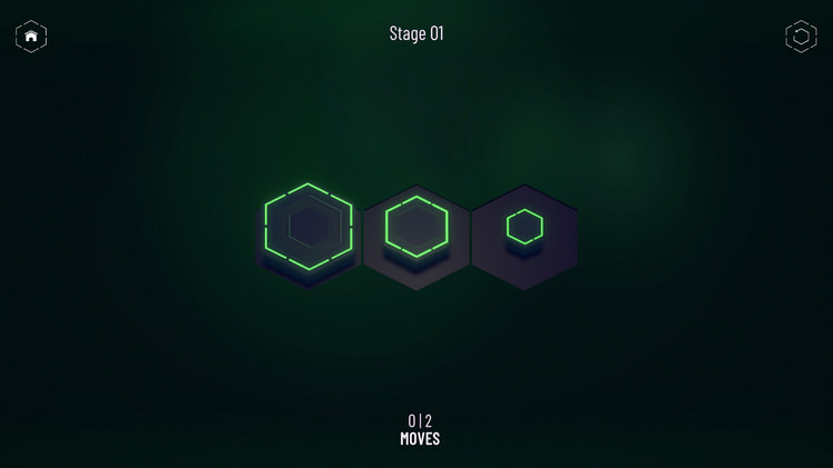 Hanoi Puzzles: Solid Match screenshot 1