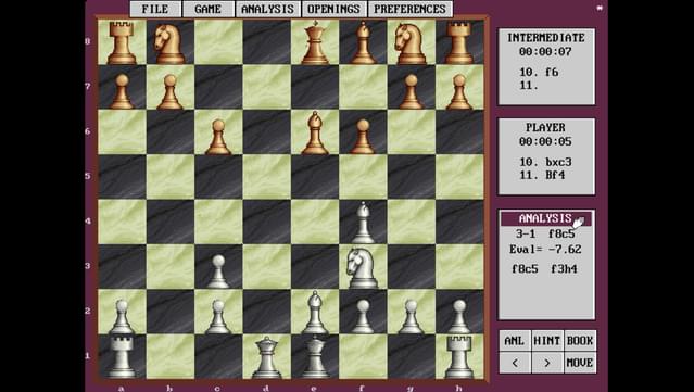 Battle of OLD vs. NEW - CHESSMASTER 11 Grandmaster Edition vs. FRITZ 16 -  GAME 2 