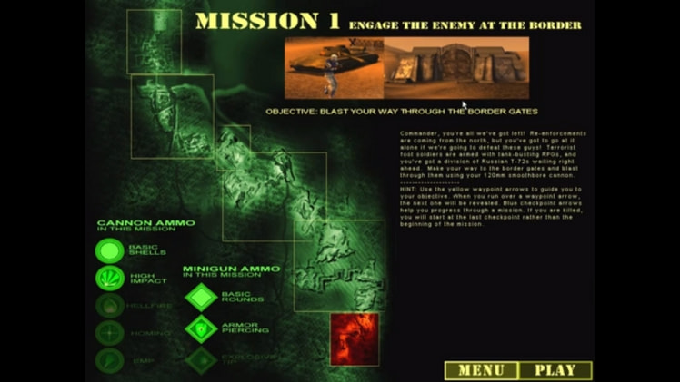 Desert Thunder screenshot 1