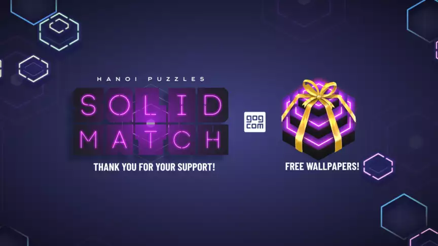 螢幕擷取畫面 (10) Hanoi Puzzles: Solid Match - Wallpapers