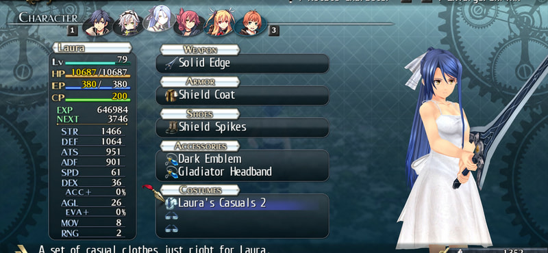 The Legend of Heroes: Trails of Cold Steel II - All Casual Clothes — image 4