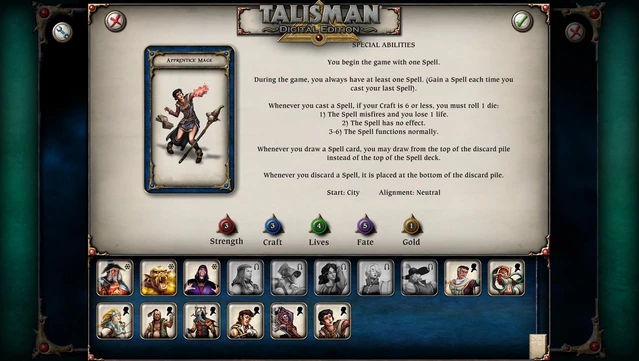 #7. Talisman Character - Apprentice Mage (GOG) От: Nomad Games