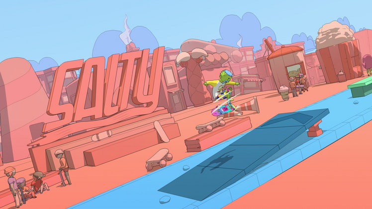 OlliOlli World Rad Edition Xbox gameplay screenshot 1 of 11