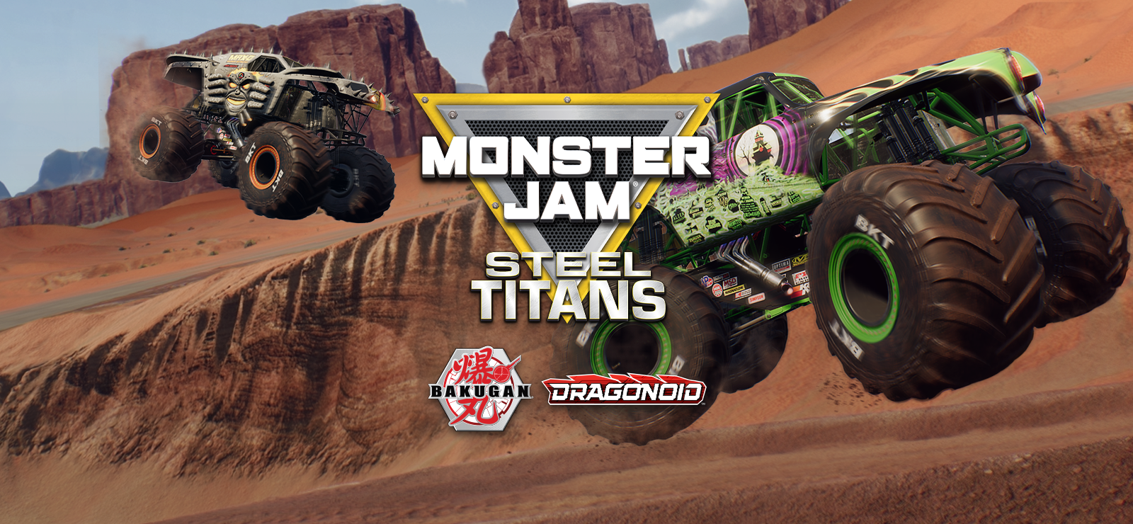 Monster Jam Steel Titans - Bakugan Dragonoid Truck