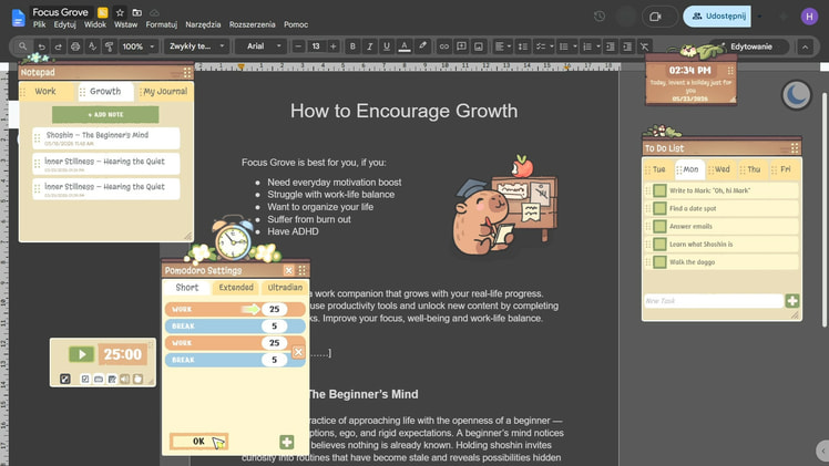 Focus Grove screenshot 4