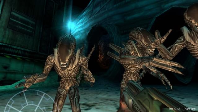 You need to get a free copy of Aliens vs Predator Classic 2000 - Polygon