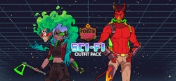 Monster Camp Outfit Pack - Sci-Fi
