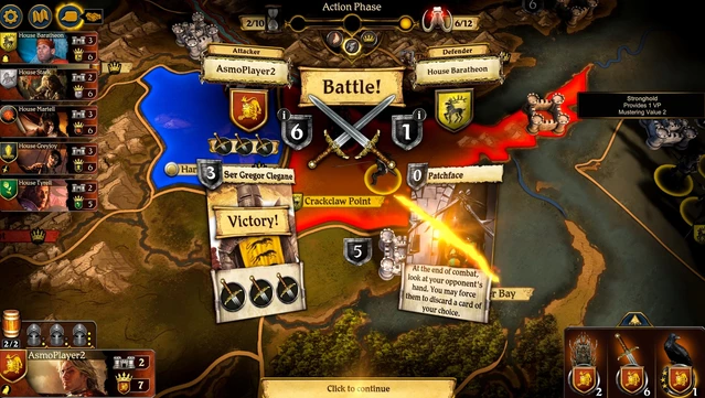 #9. A Game of Thrones: The Board Game (GOG) โดย: Twin Sails Interactive