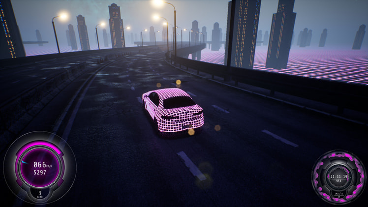 Synthwave Burnout screenshot 2