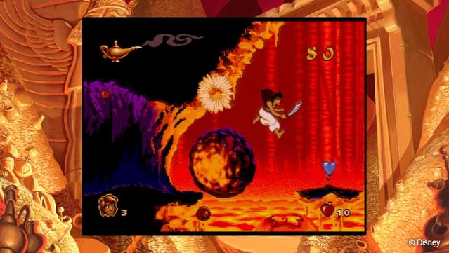 30 red gems aladdin snes