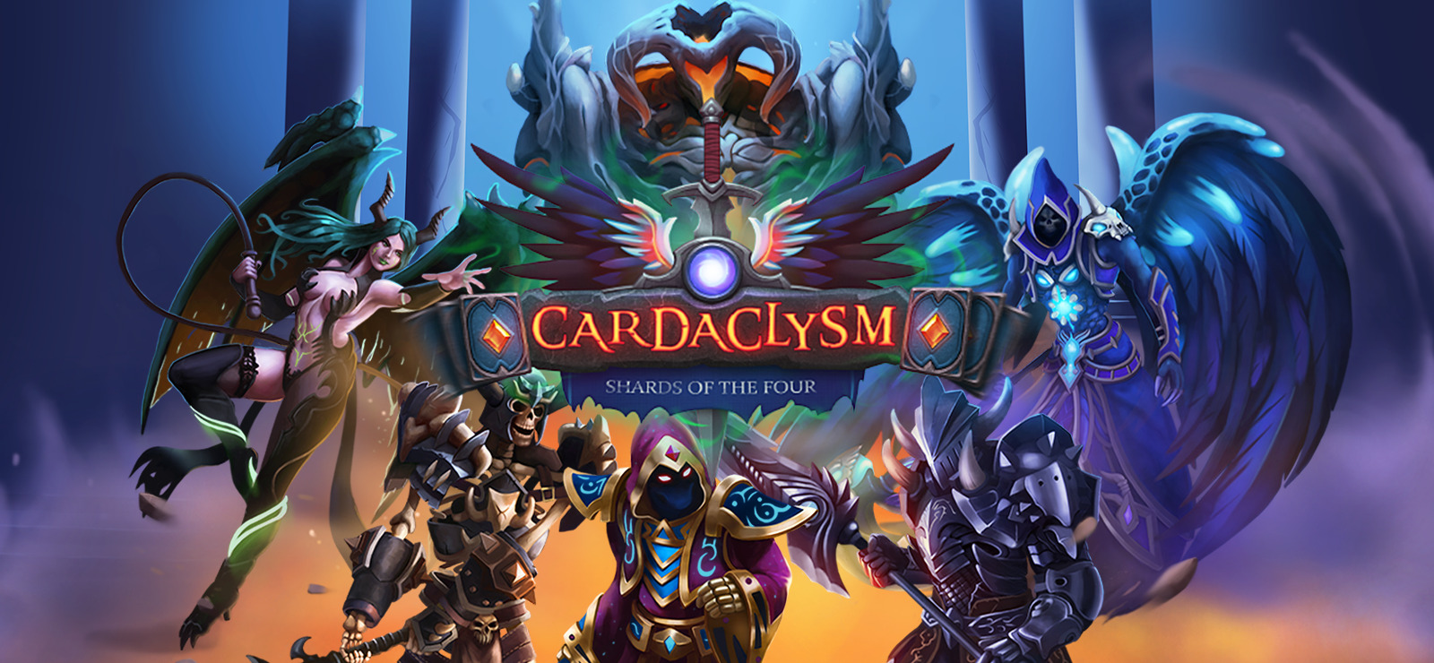 Cardaclysm: Shards of the Four, jogo de cartas colecionável gerado