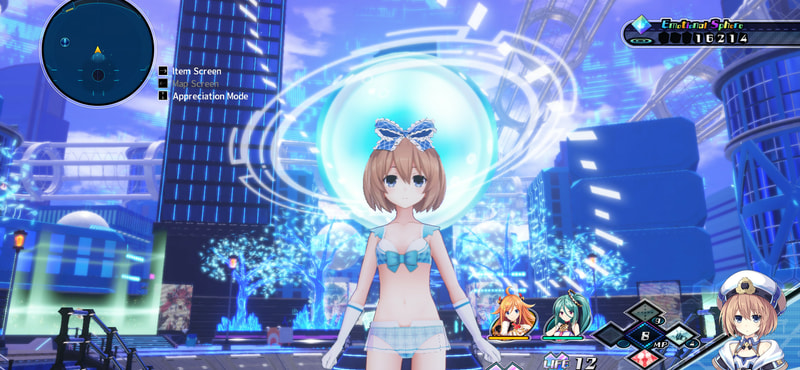 Neptunia Virtual Stars - Bikini Outfit: Goddess Set - image 2