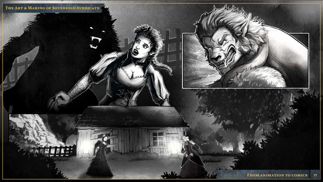 #6. Sovereign Syndicate Digital Artbook (GOG) โดย: Crimson Herring Studios